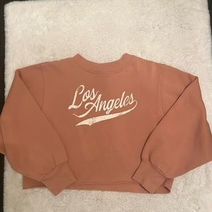 Los Angeles Oversized Crop sweater